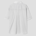 8 seconds Oversized Nylon Short Sleeve Shirt — Light Gray