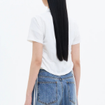 8 seconds Zip-Up Modified Shirt — White