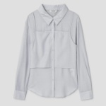 8 seconds Sleeveless Top Layered Shirt — Ash