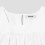 8 seconds 60s Cotton Sleeve Volume Blouse — White