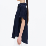 8 seconds Unbalanced Summer Shirt — Navy