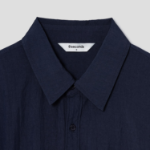 8 seconds Unbalanced Summer Shirt — Navy