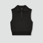 JAJU Half-Zip Vest – Charcoal
