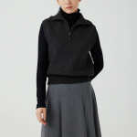 JAJU Half-Zip Vest – Charcoal