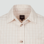 JAJU Cotton Check Jacket – Ivory