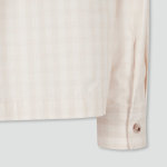 JAJU Cotton Check Jacket – Ivory