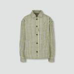 JAJU Cotton Check Jacket – Yellow
