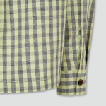 JAJU Cotton Check Jacket – Yellow