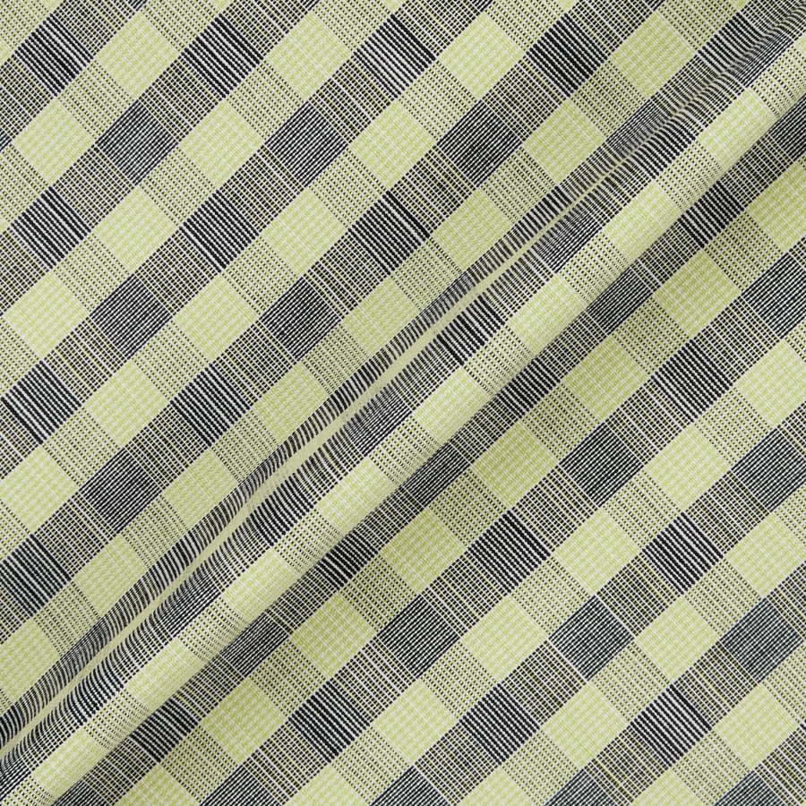 JAJU Cotton Check Jacket – Yellow