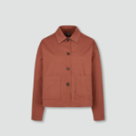 JAJU Cotton Collar Jacket – Brick