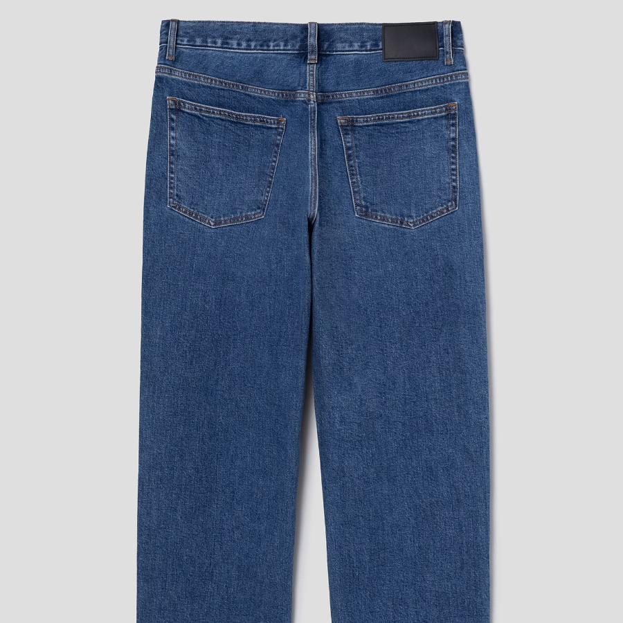 Theory Men Beryl Denim Straight Jeans - Mid Blue