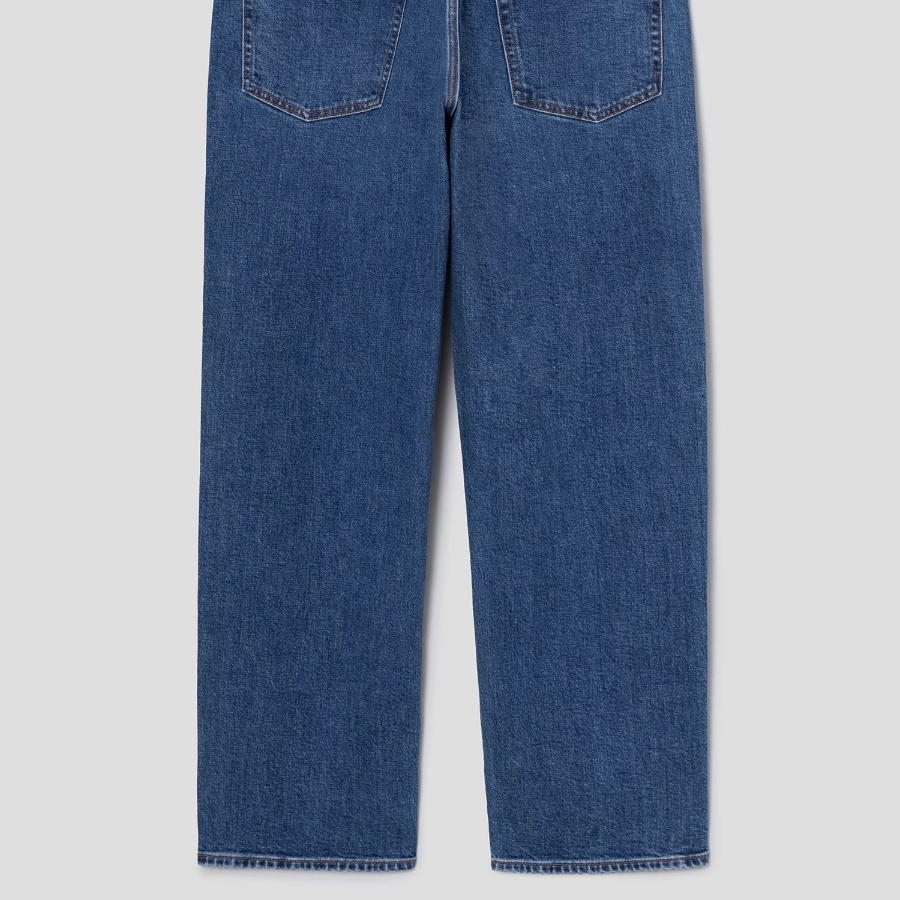 Theory Men Beryl Denim Straight Jeans - Mid Blue