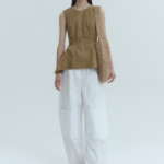 JUUN.J Raffia Shoulder Bag – Beige