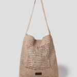 JUUN.J Raffia Shoulder Bag – Beige