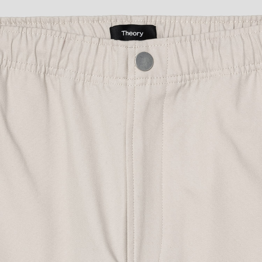 Theory Men Canvas Stretch Easy Short - Sand