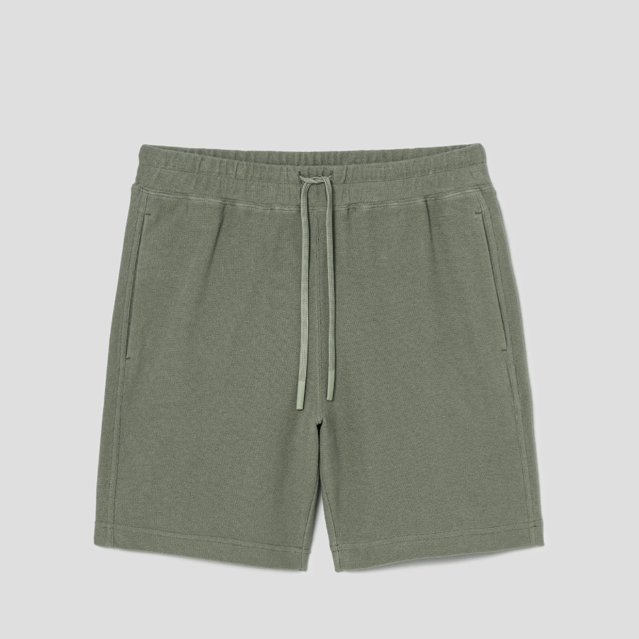 Theory Men Surf Terry Allons Short - Dark Greenstone