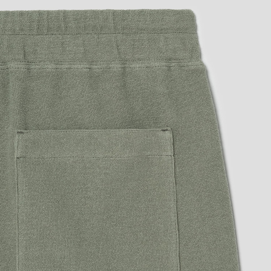 Theory Men Surf Terry Allons Short - Dark Greenstone