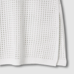 JAJU Crochet Layered Dress – White