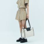 JUUN.J Canvas Shopper Bag – Бежевый