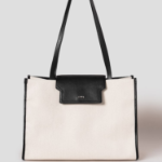 JUUN.J Canvas Shopper Bag – Бежевый