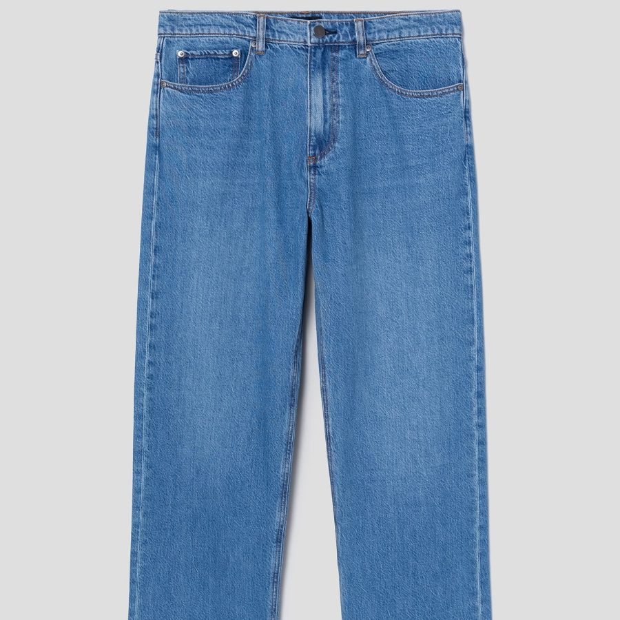 Theory Men Cotton Denim Laurence Jeans - Mid Blue