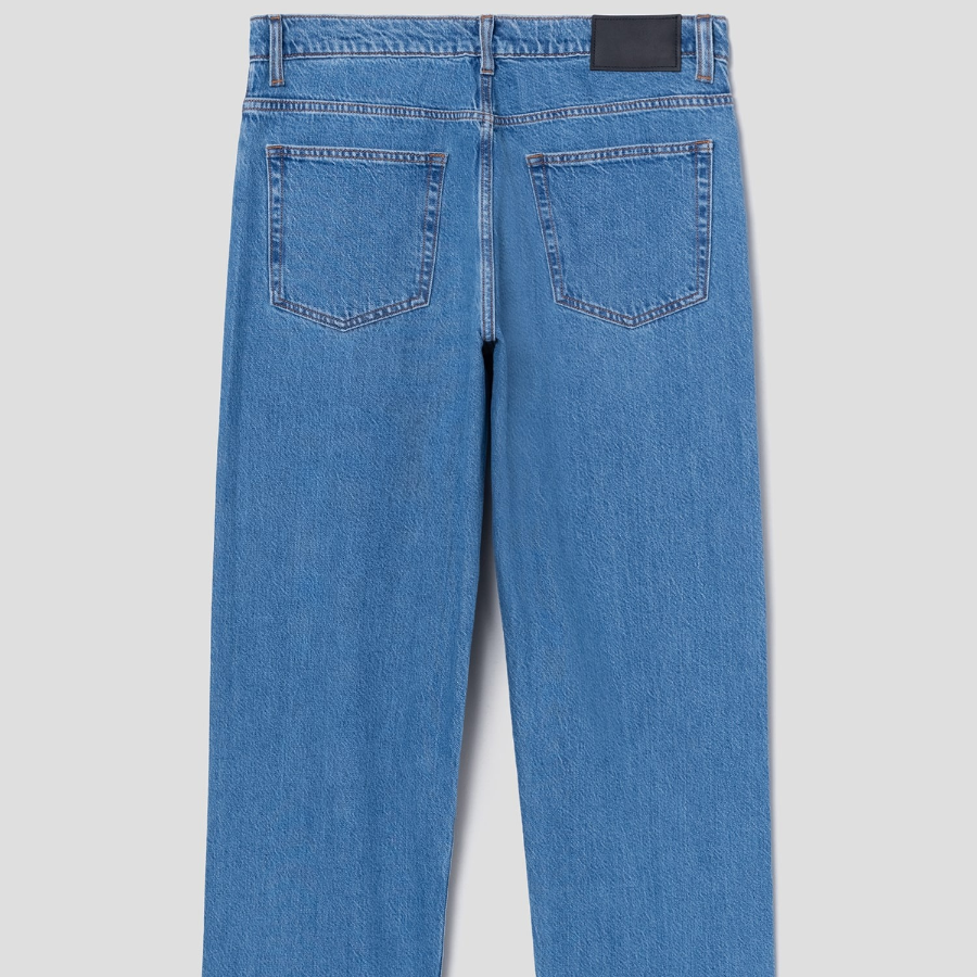 Theory Men Cotton Denim Laurence Jeans - Mid Blue