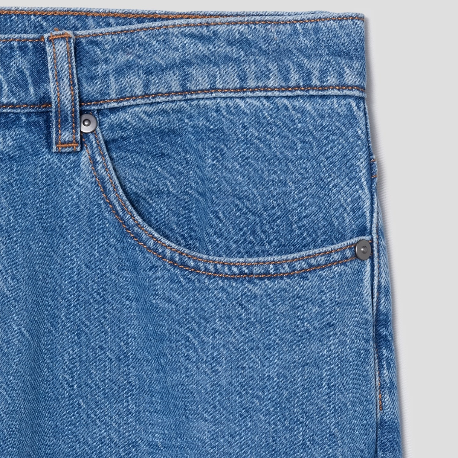 Theory Men Cotton Denim Laurence Jeans - Mid Blue