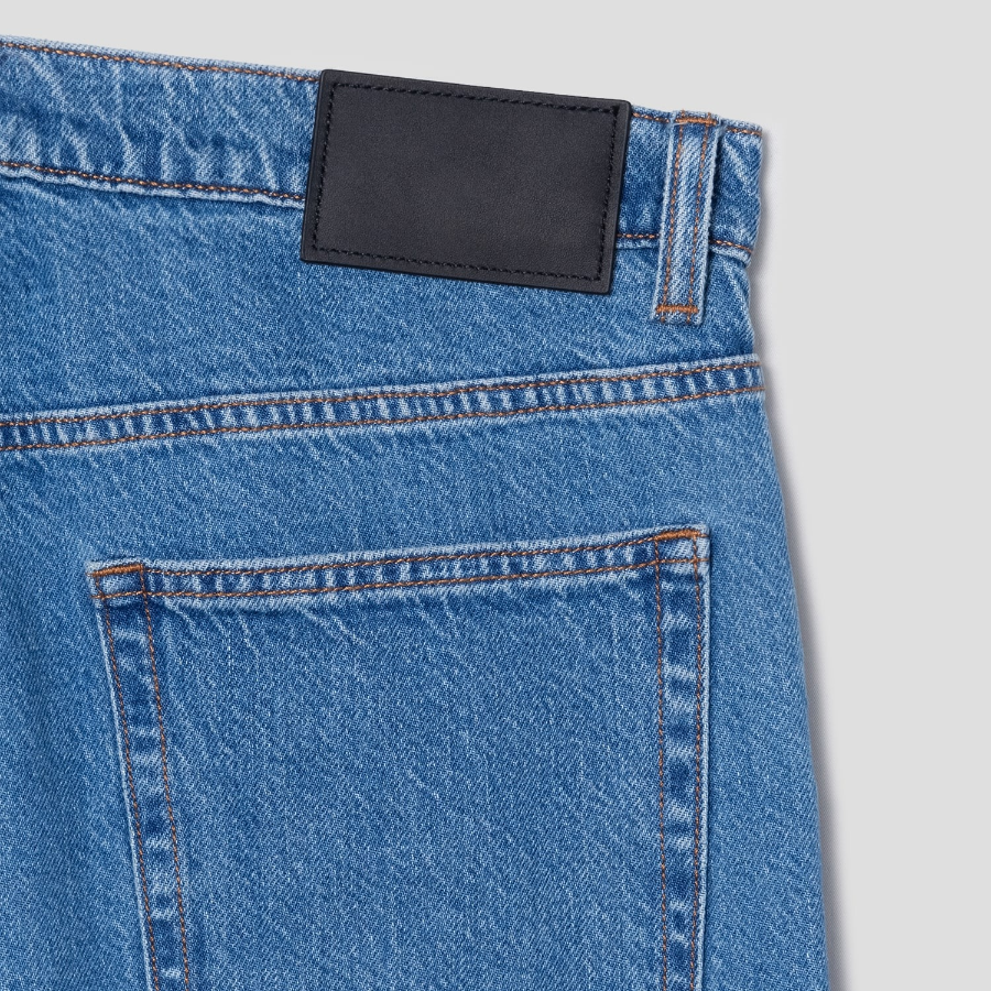 Theory Men Cotton Denim Laurence Jeans - Mid Blue