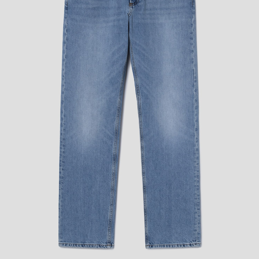 Theory Men Beryl Denim Viggo Jeans - LT Indigo Sand Whiskers