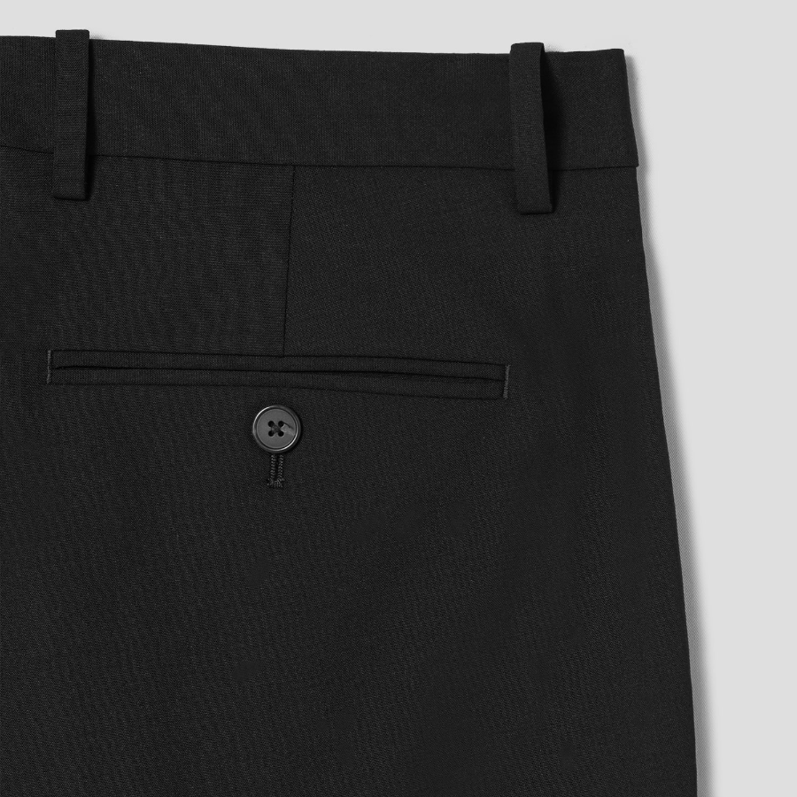 Theory Men New Tailor Viggo Pants - Deep Black