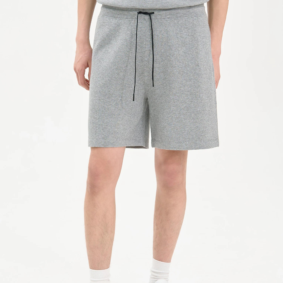 Theory Men Light Bilen Sweat Short - Melange Grey