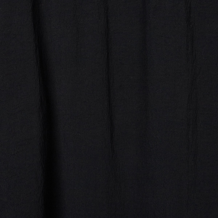 JAJU Sagasag Shirring Sleeveless Dress – Black