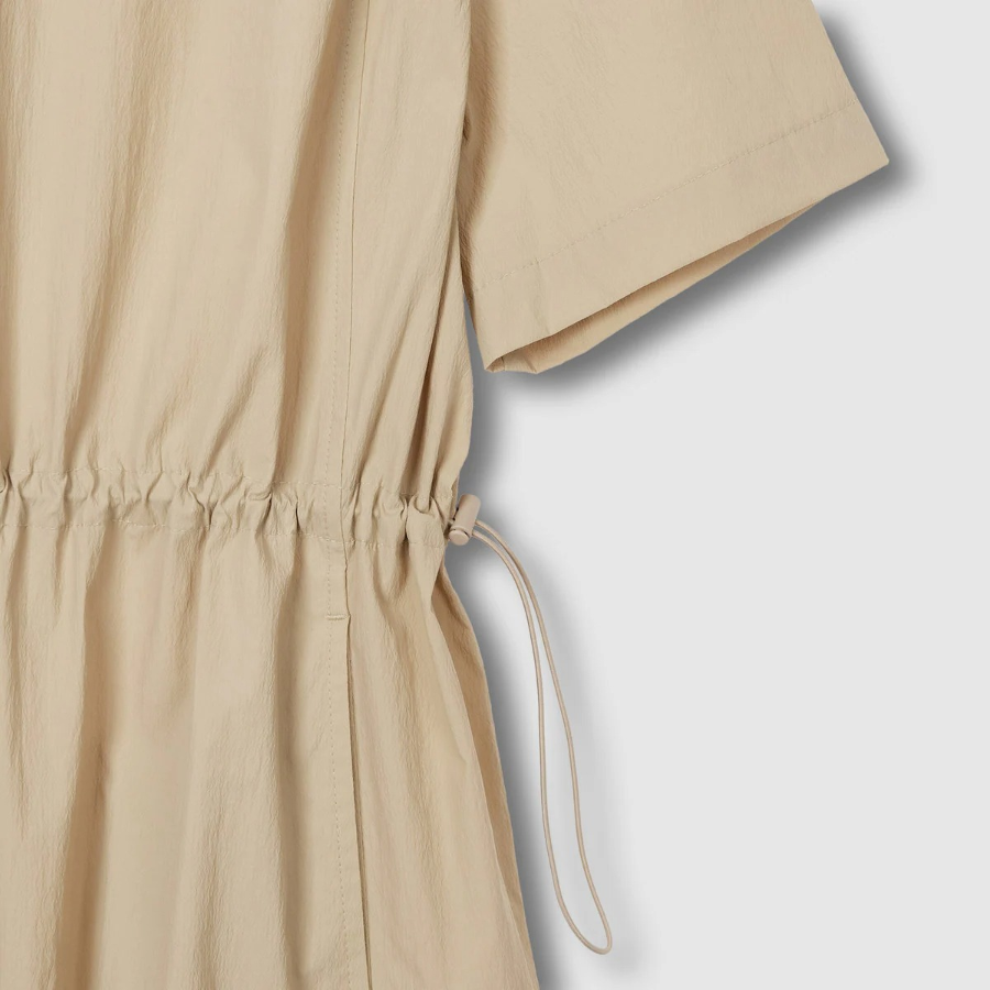 JAJU Sagasag Waist String Dress – Beige