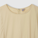 JAJU Sagasag Shirring Sleeveless Dress – Beige