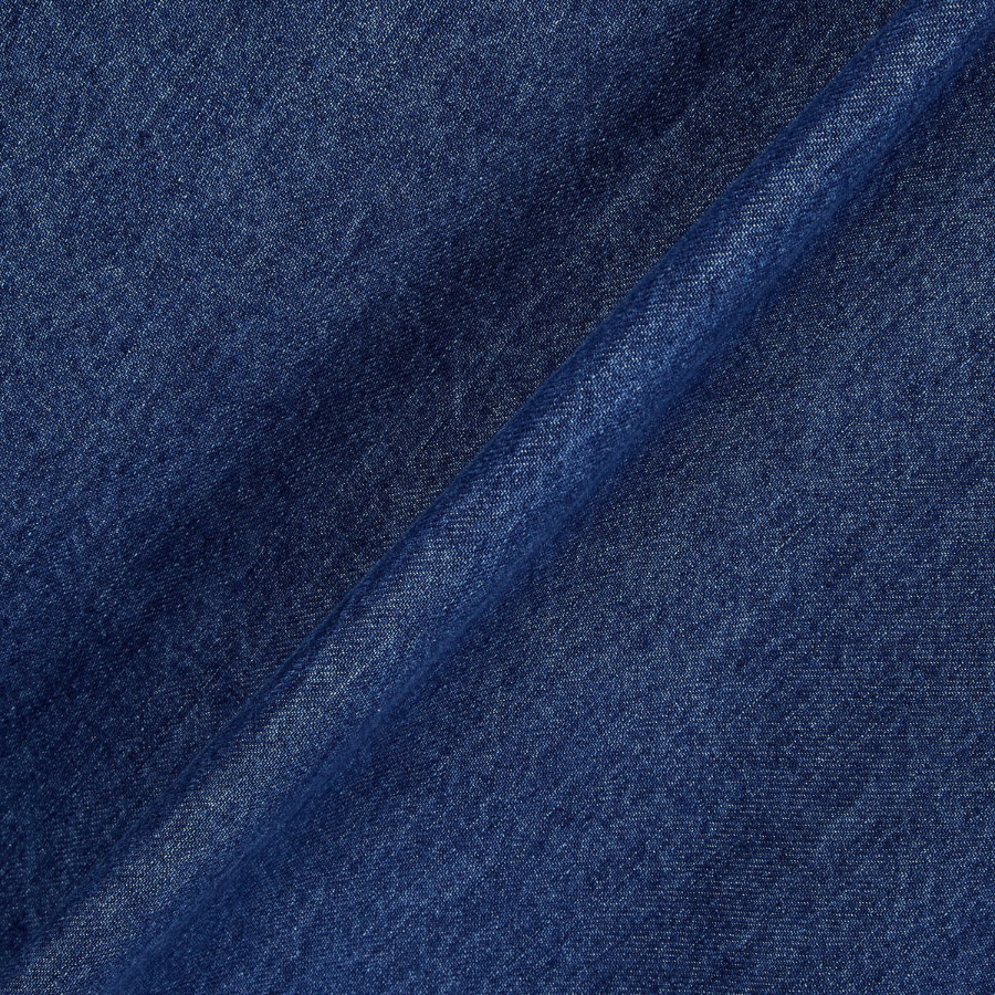 JAJU Light Denim Short Sleeve Dress – Blue