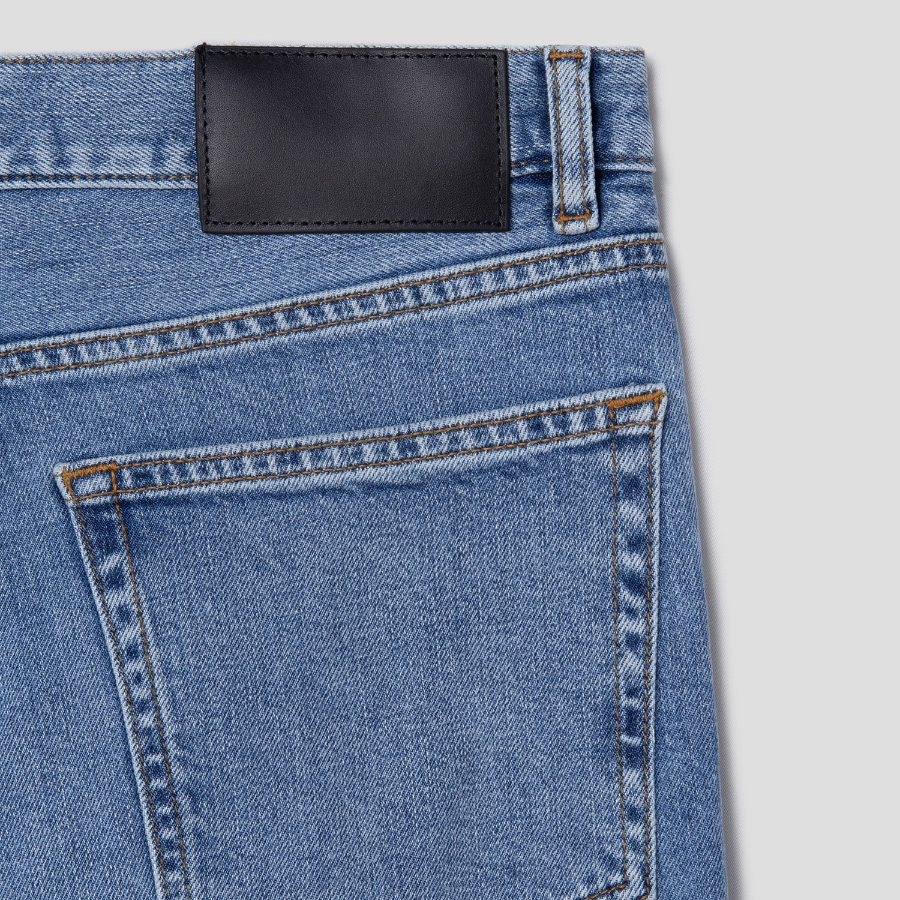 Theory Men Beryl Denim Borough Jeans - Washed Indigo Lt