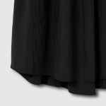 JAJU Crisp Tiered Bustier Dress – Black