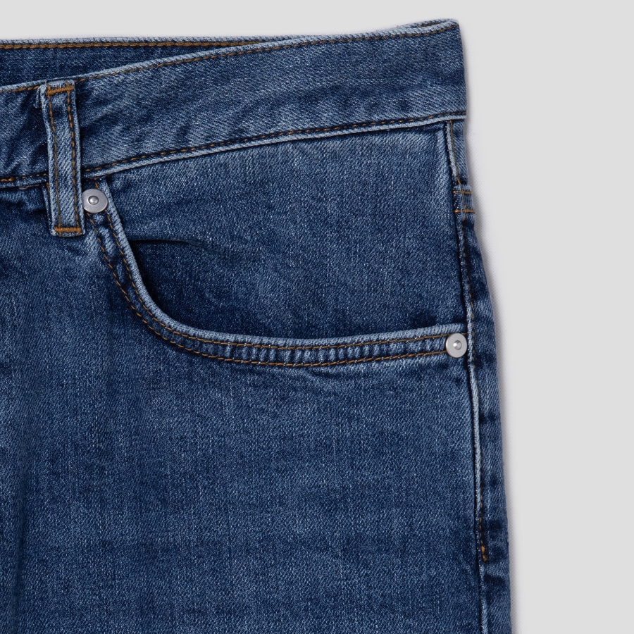 Theory Men Beryl Denim Borough Jeans - Washed Indigo Medium