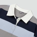 JAJU Rugby Short-Sleeve Dress – Blue