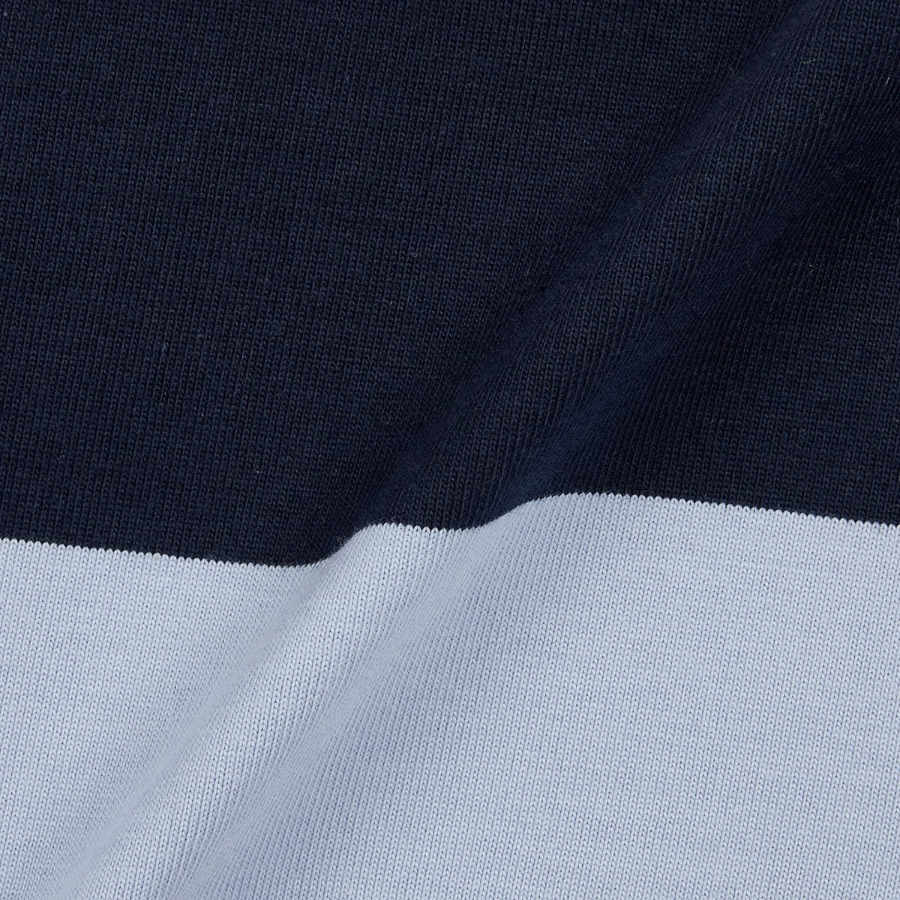 JAJU Rugby Short-Sleeve Dress – Blue