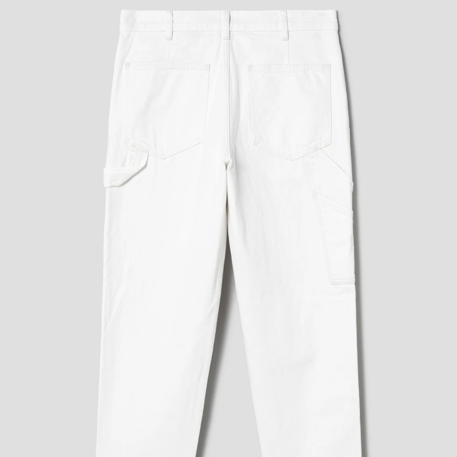 Theory Men Twill Denim Carpenter Jeans - Soft White