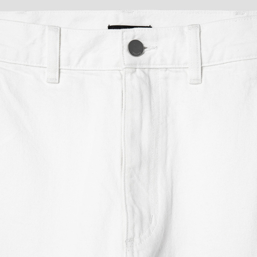 Theory Men Twill Denim Carpenter Jeans - Soft White