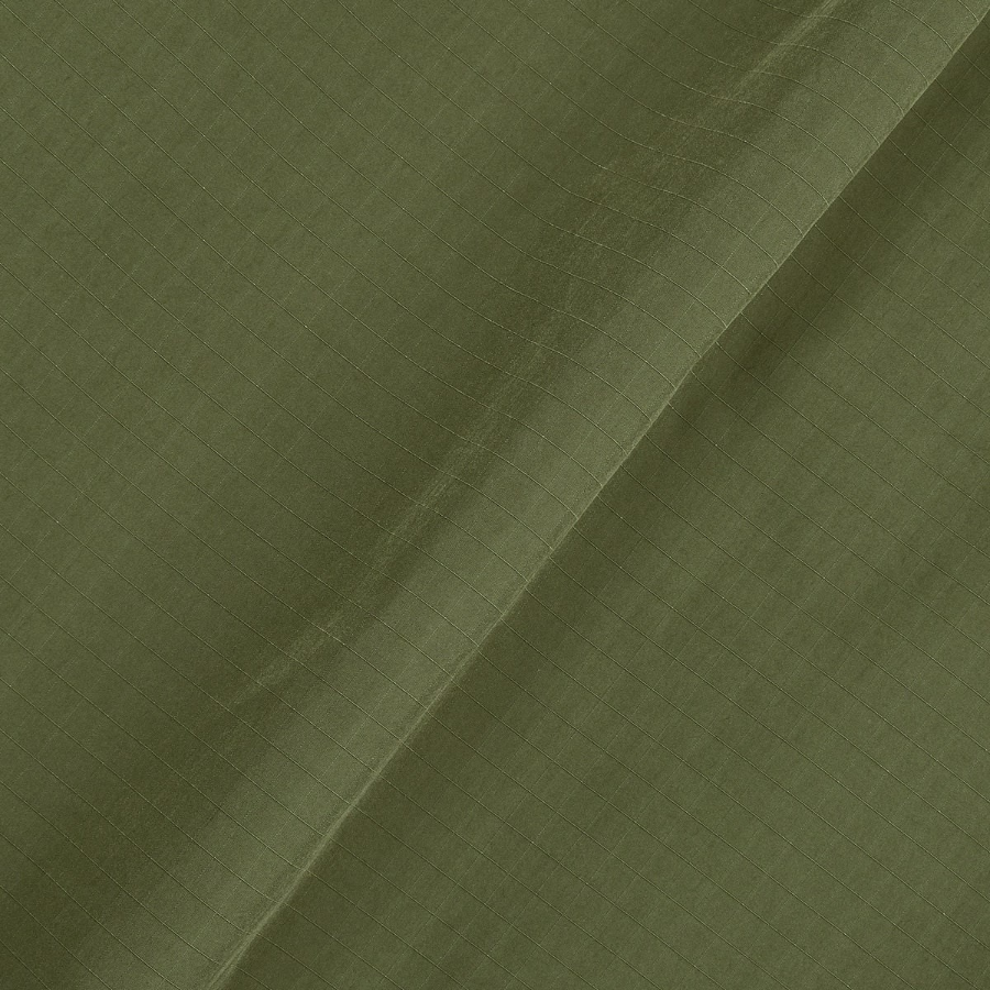 JAJU Square Texture Stitch Short-Sleeve Dress – Khaki