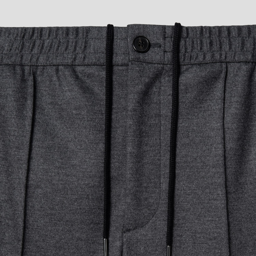 Theory Men Woodmere Straight Pants - Dark Ash Melange