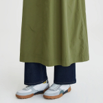 JAJU Square Texture Stitch Bustier Cargo Dress – Khaki