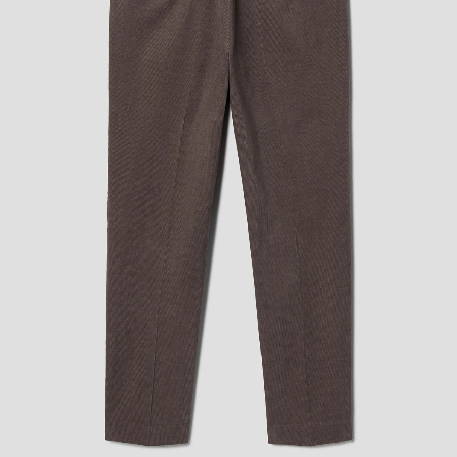 Theory Men Stretch Cord Zaine Pants - Dark Taupe