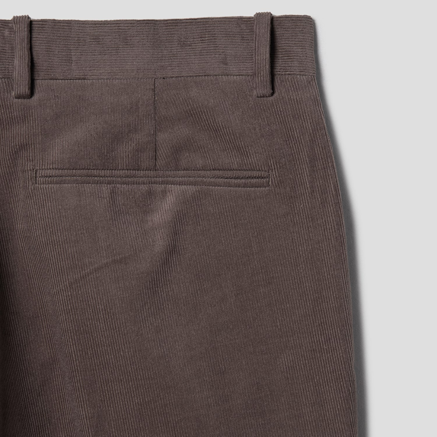 Theory Men Stretch Cord Zaine Pants - Dark Taupe