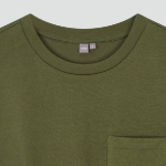 JAJU Cotton String Short-Sleeve Dress – Khaki