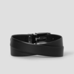 Theory Men Abhy Leather Reversible Belt - Black