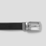 Theory Men Abhy Leather Reversible Belt - Black